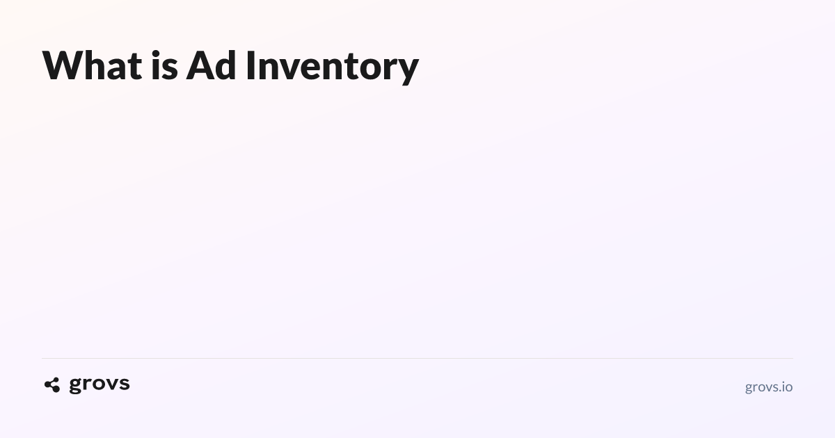 What is Ad Inventory